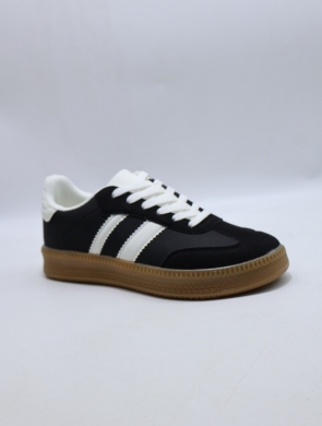 Buty sportowe damskie na płaskim (36-41) D50-1 BL/WH