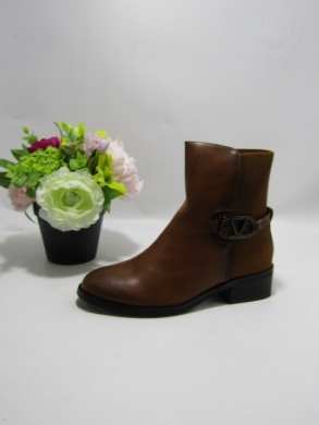 Botki damskie na płaskim (36-41) HBL-77 CAMEL