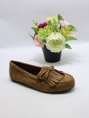 Mokasyny damskie na płaskim (36-41) H8-980 CAMEL