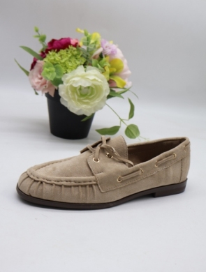 Mokasyny damskie na płaskim (36-41) 68-408 KHAKI