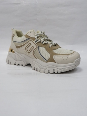 Buty sportowe damskie na płaskim (36-41) 20226 KHAKI