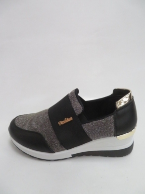 Buty sportowe damskie na koturnie (36-41) H2037A BLACK