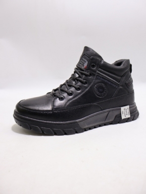 Botki męskie ocieplane (40-45) 63519-1 BLACK