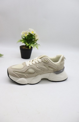 Sneakersy damskie (36-41) 24071 BE/KHAKI