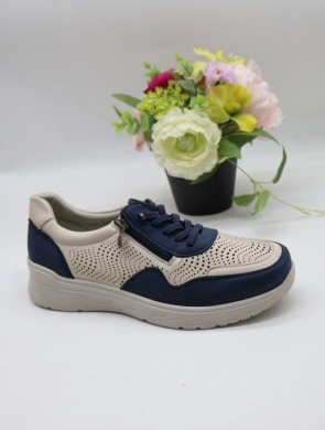 Buty sportowe damskie na płaskim (36-41) BK01-2 BLUE