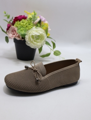 Mokasyny damskie na płaskim (36-41) 2947 KHAKI