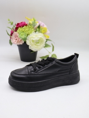 Buty sportowe damskie na płaskim (36-41) HZ2602 BLACK