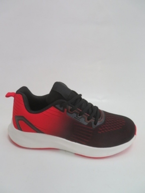 Buty sportowe damskie na płaskim (36-41) TF-238 RED/BLACK