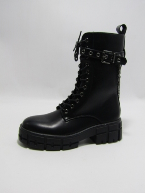 Botki damskie na obcasie (36-41) DE1068 BLACK