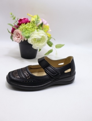 Półbuty damskie na płaskim (36-42) FL672 BLACK