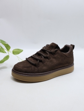 Buty sportowe damskie na płaskim (36-41) AD04 BROWN
