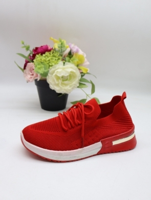 Buty sportowe damskie na płaskim (36-41) FM25 RED
