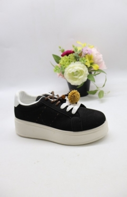 Buty sportowe damskie na płaskim (36-41) GA8836 BLACK