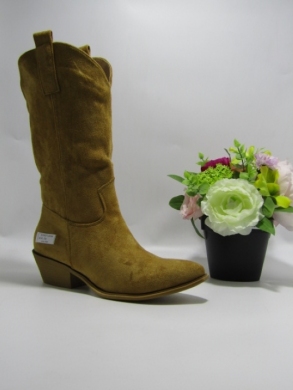 Kozaki damskie na obcasie (36-41) N22-2 CAMEL