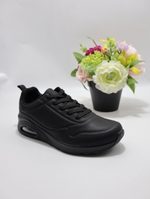 Buty sportowe damskie na płaskim (36-41) XBC-25607 BLACK