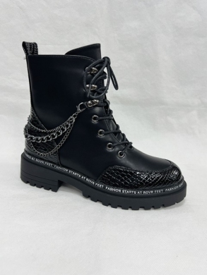 Trapery damskie ocieplane (36-41) H2181 BLACK