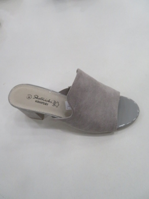 Klapki damskie na obcasie (36-41) 0553 GREY