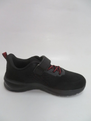 Buty sportowe damskie na płaskim (36-41) T2191 BLACK/RED