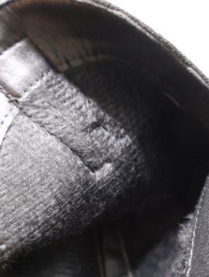 Kozaki damskie ocieplane na obcasie (36-41) RQ551 BLACK