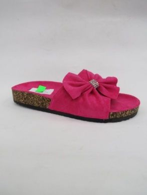 Klapki damskie na płaskim (36-41) TL8-111 FUSIA