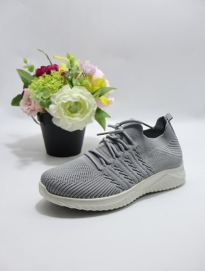 Buty sportowe damskie na płaskim (36-41) 0571 GREY