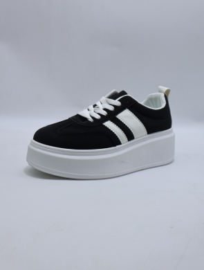 Buty sportowe damskie na płaskim (36-41) 9156 BLACK