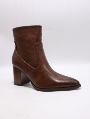 Botki damskie ocieplane na obcasie (36-41) C919 CAMEL