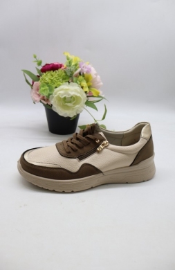 Buty sportowe damskie na płaskim (36-41) BK-616 BROWN