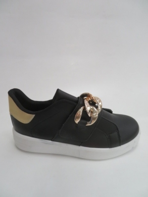 Sneakersy damskie niskie (36-41) R939 BLACK