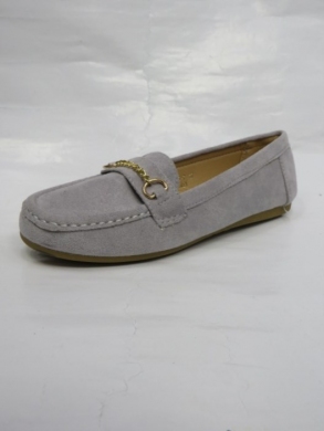 Mokasyny damskie na płaskim (36-41) LE-565 GREY