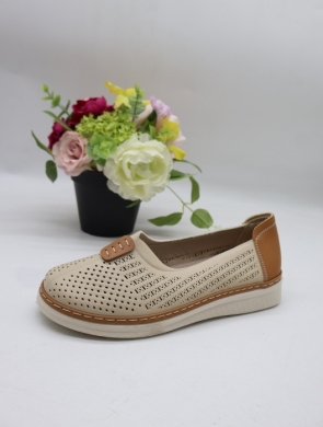 Półbuty damskie na płaskim (36-41) 5861-2 BE/CM