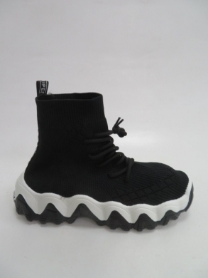 Sneakersy damskie wysokie (36-41) PC83 BLACK
