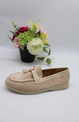 Mokasyny damskie na płaskim (36-41) N905 BEIGE