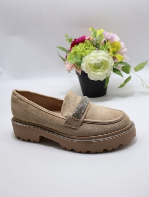 Mokasyny damskie na płaskim (36-41) 1634 KHAKI