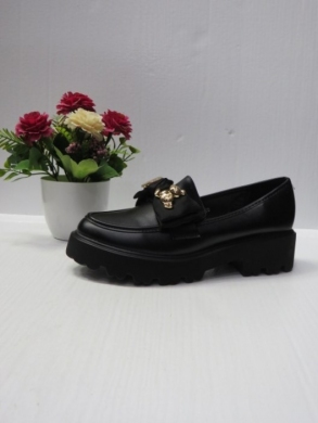 Mokasyny damskie na płaskim (36-41) YDF-27A BLACK