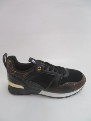 Sneakersy damskie niskie (36-41) J182-1 BLACK