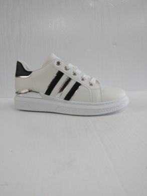 Buty sportowe damskie na płaskim (36-41) JDJ-10 WHITE/BLACK