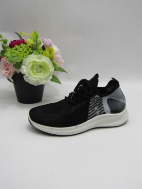 Buty sportowe damskie na płaskim (36-41) HMD60-1 BLACK