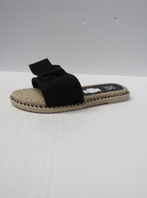 Klapki damskie na płaskim (36-41) 98-1 BLACK