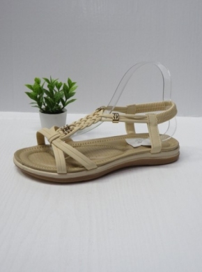 Sandały damskie na płaskim (36-41) Z-6 BEIGE