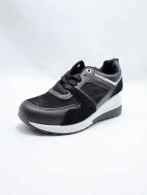 Buty sportowe damskie na koturnie (36-41) HL22321 BLACK