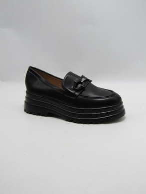 Mokasyny damskie na płaskim (36-41) W-9 BLACK