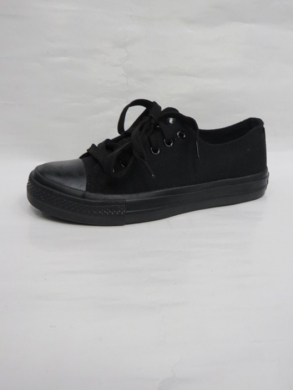 Trampki damskie na płaskim (36-41) 3916-1 ALLBLACK