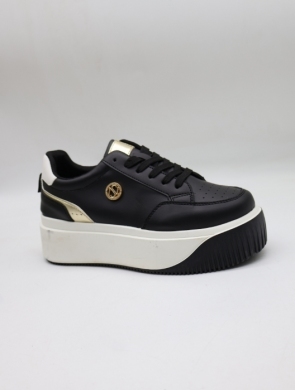 Buty sportowe damskie na płaskim (36-41) ZH06 BLACK
