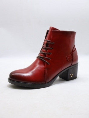 Botki damskie ocieplane na obcasie (36-41) YCC-69 RED