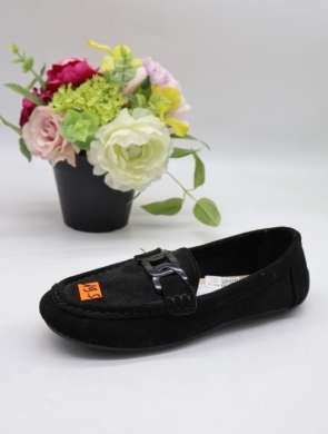 Mokasyny damskie na płaskim (36-41) K99231 BLACK