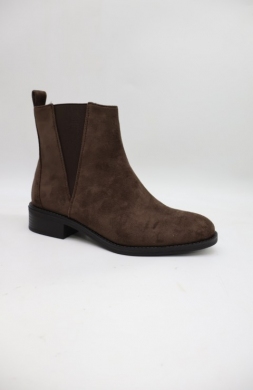Botki damskie na płaskim (36-41) 4778 BROWN