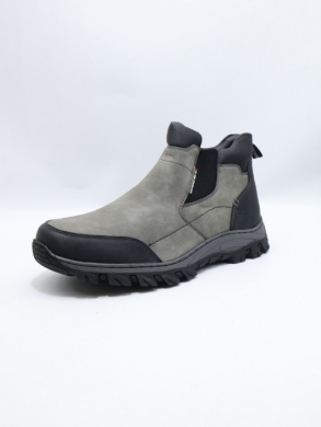 Botki męskie ocieplane (41-46) 9901-23 GREY