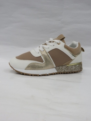Buty sportowe damskie na płaskim (36-41) R-75 BEIGE
