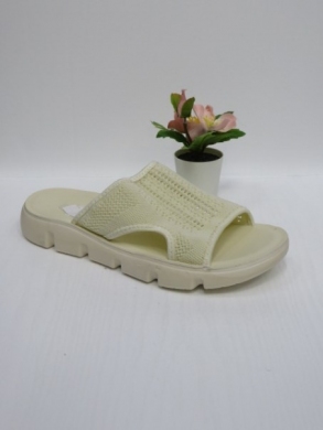 Klapki damskie na płaskim (36-41) J-9 L.BEIGE